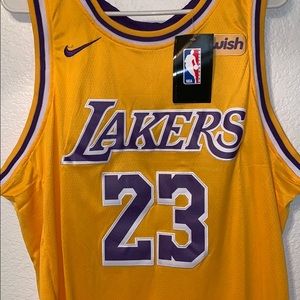NWT Nike LeBron James Gold Los Angeles swingman